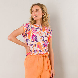 Yest Shirt Yest oranje multicolor Zoraide 0004665