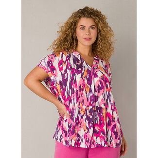 Yesta Shirt Yesta fuchsia multicolor Agnes A004646