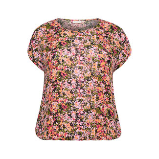 Kaffe Curve Shirt Kaffe Curve rose groen print 10582027