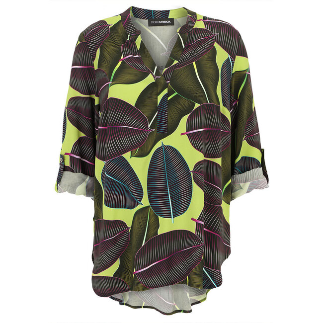 Blouse Dorisstreich groen advocado 252379
