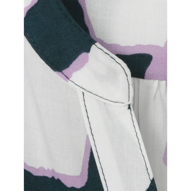 Blouse Via Appia Due groen lila print 2424690 523