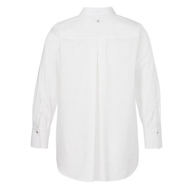 Blouse Frapp hemdkraag wit 2464670