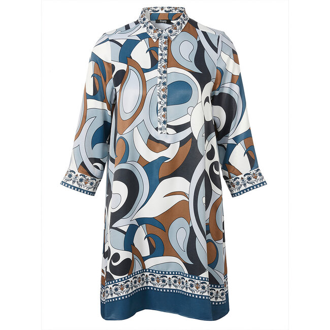 Frapp Kleed Frapp blauw bruin multi 2454693