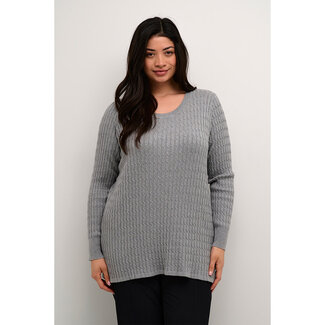Outlet Pull lang Kaffe Curve grijs 10582562