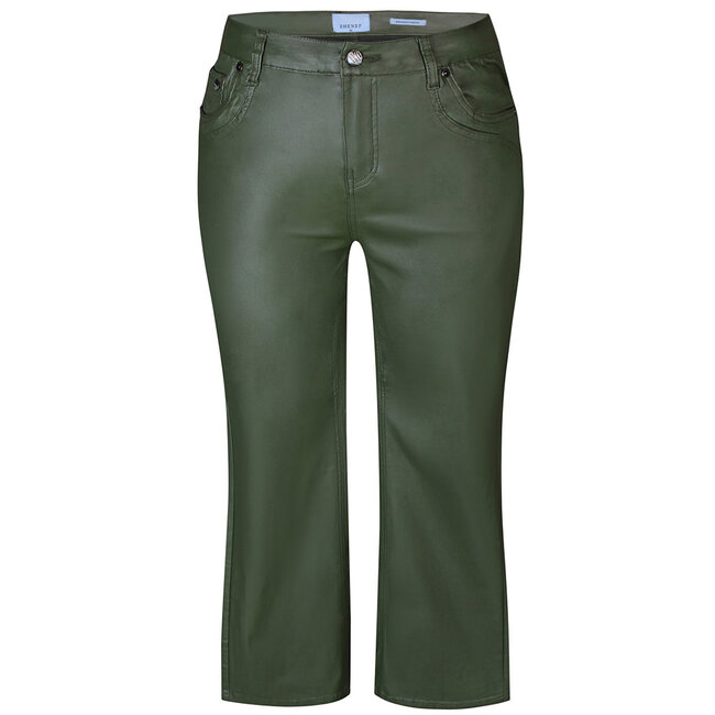 Broek Zhenzi lederlook groen 200512