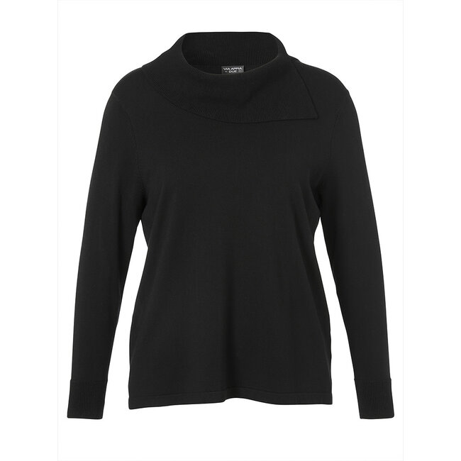 Pull Via Appia Due gebreid zwart 2415883