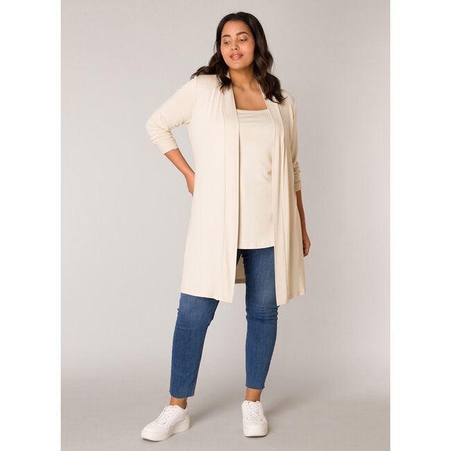 Vest Base Level Curvy Ayla long L.beige 7000001