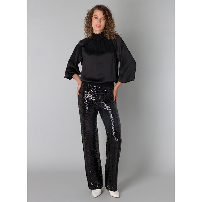 Broek Yest zwart glitter Engeltje 0004976