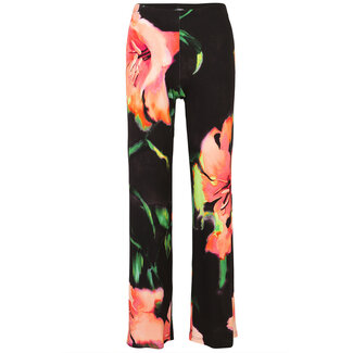Outlet Broek Dorisstreich zwart multicolor 809239