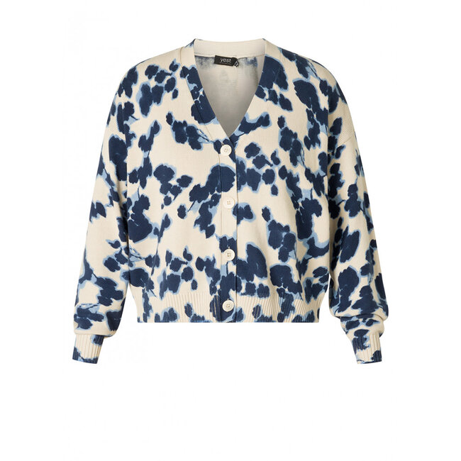 Cardigan Yesta beige kobalt Verine A005165