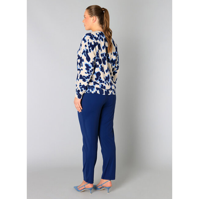 Cardigan Yesta beige kobalt Verine A005165