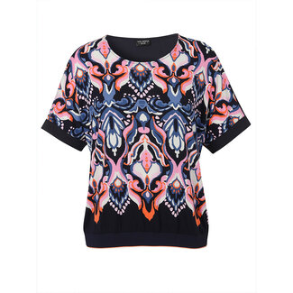 Via Appia Due Shirt Via Appia Due 1/2 mouw D.blauw multi 2511701