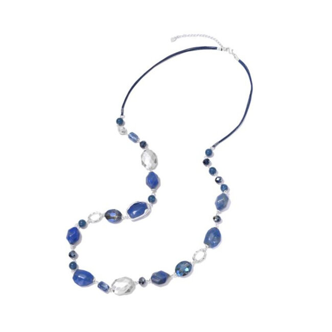 Halsketting blauw 101178445