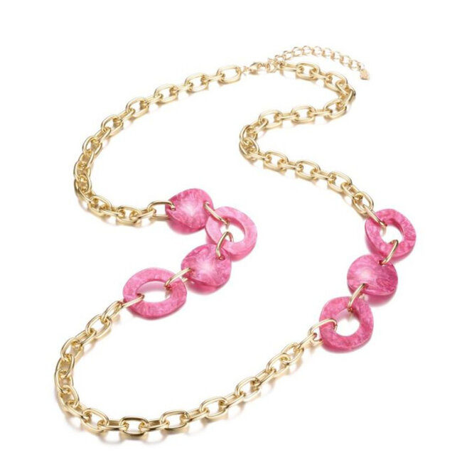 Halsketting rose goud 101141515