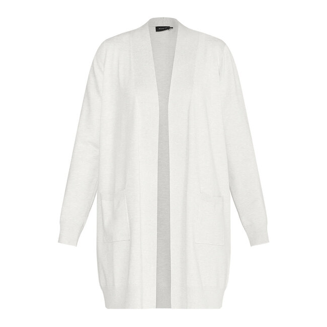 Cardigan lang Brandtex wit 217157