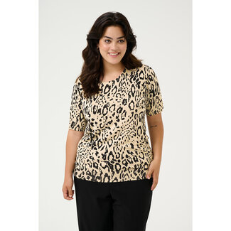 Kaffe Curve Shirt Kaffe Curve gebreid leopard 10582981