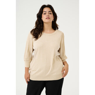 Kaffe Curve Pull Kaffe Curve gemeleerd beige 10582202