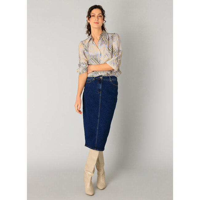 Rok Yest vintage wash denim Nabila 0005079