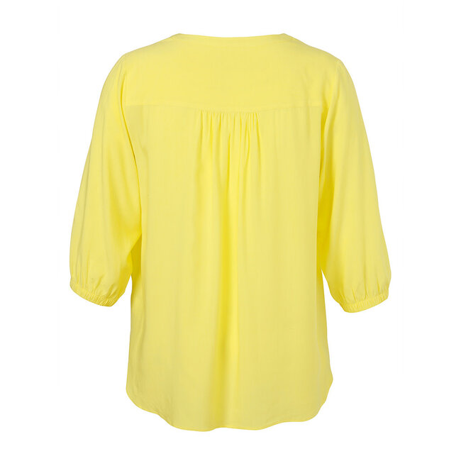 Blouse Via Appia Due 3/4 mouw geel 2512951