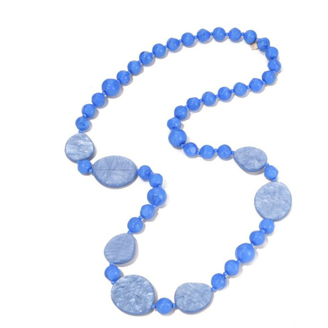 Halsketting blauw 101193745