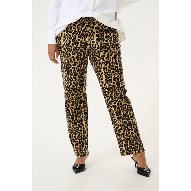 Broek Kaffe Curve leopard 10583076