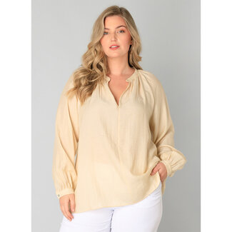 Outlet Blouse Yesta zand Wendelyn A005231