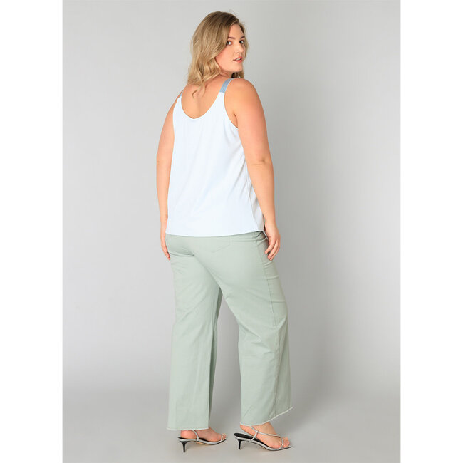 Top Yesta pastel blauw Wieneke A005244