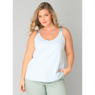 Outlet Top Yesta pastel blauw Wieneke A005244