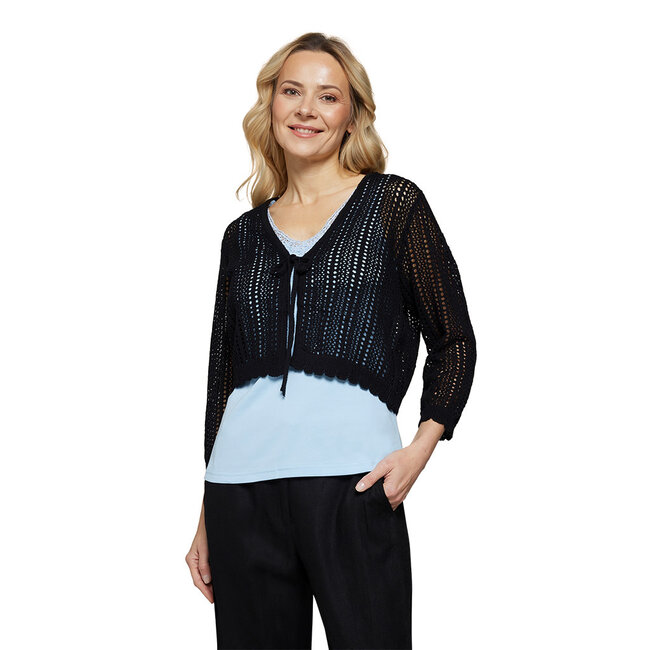 Cardigan Signature zwart 218827