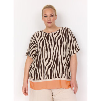 Wasabi Blouse Wasabi zebra print Mandie W10411