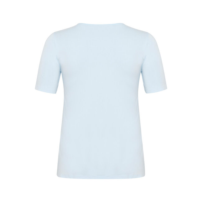 Shirt Kaffe Curve licht blauw 10582322