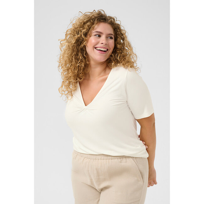 Shirt Kaffe Curve creme 10582322