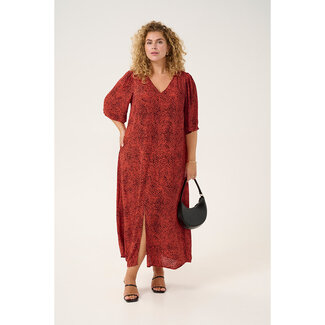 Kaffe Curve Kleed Kaffe Curve rood leopard 10583150