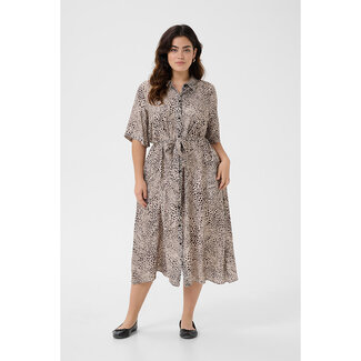 Kaffe Curve Kleed Kaffe Curve creme leopard 10583207