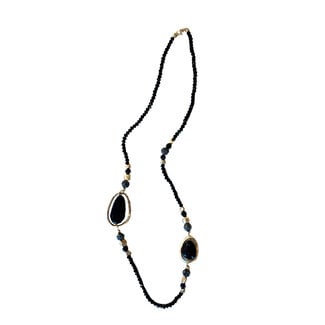 Halsketting zwart goud 101147802