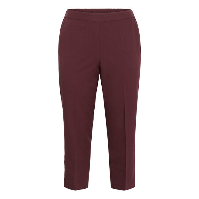 Broek enkellengte Kaffe Curve aubergine 10580650