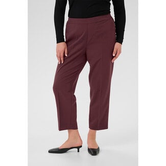 Kaffe Curve Broek enkellengte Kaffe Curve aubergine 10580650