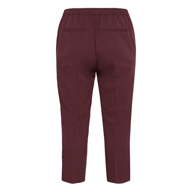 Broek enkellengte Kaffe Curve aubergine 10580650