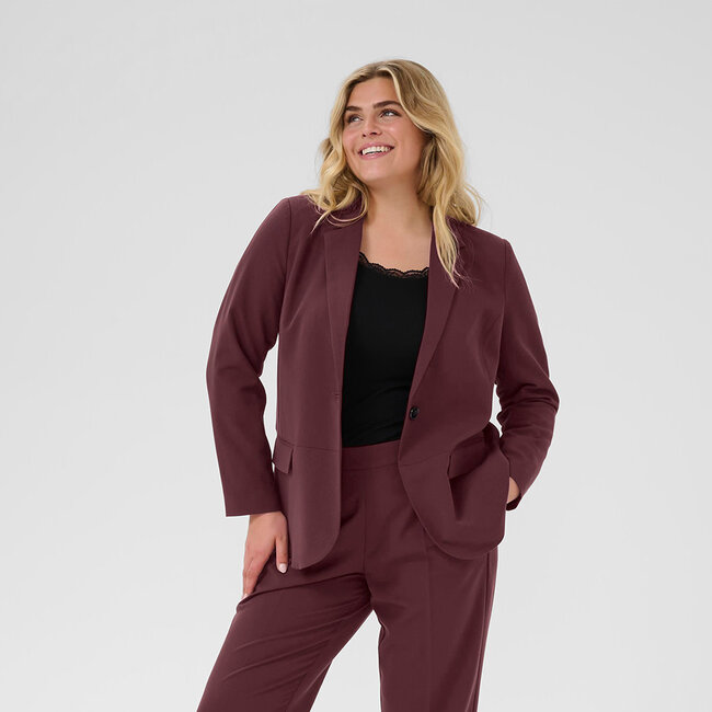 Blazer Kaffe Curve aubergine 10580933