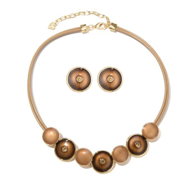 Set halsketting + oorbellen 101177011+300648611