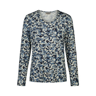 Barbara Lebek Shirt Barbara Lebek blauw multi 35150052