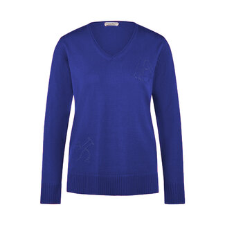 Barbara Lebek Pull Barbara Lebek blauw 45510052