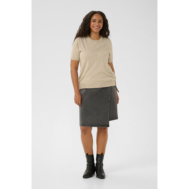 Pull Kaffe Curve beige grijs 10582981