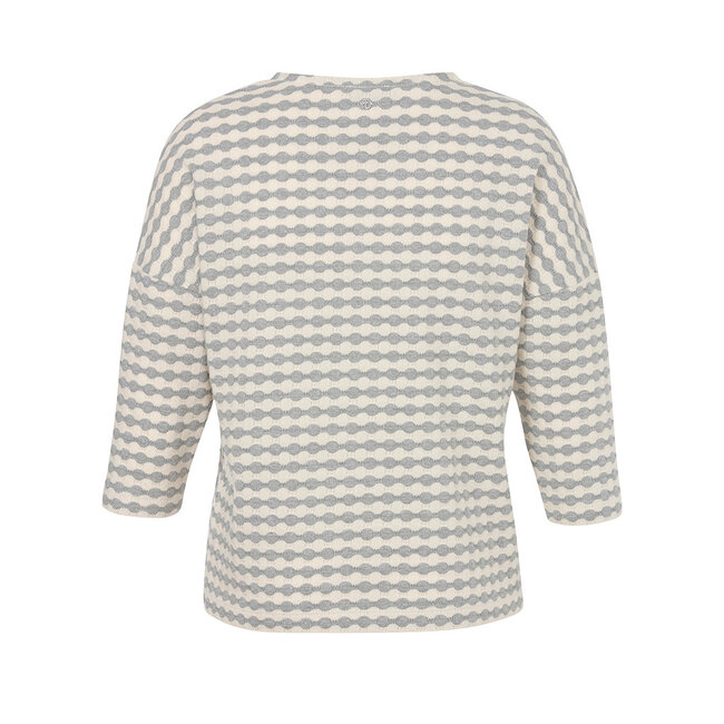 Pull Frapp creme met grijs 2554421