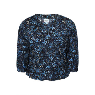 Zhenzi Blouse Zhenzi blauw print 201017 58555