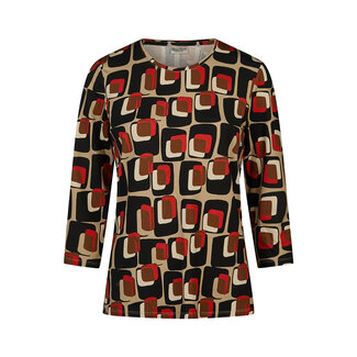 Barbara Lebek Shirt Barbara Lebek zwart  multi 42630052