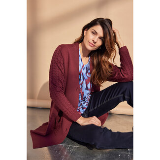 Signature Cardigan Signature bordeaux 219179