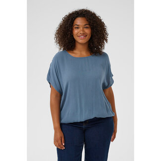 Kaffe Curve Shirt Kaffe Curve blauw 10580267
