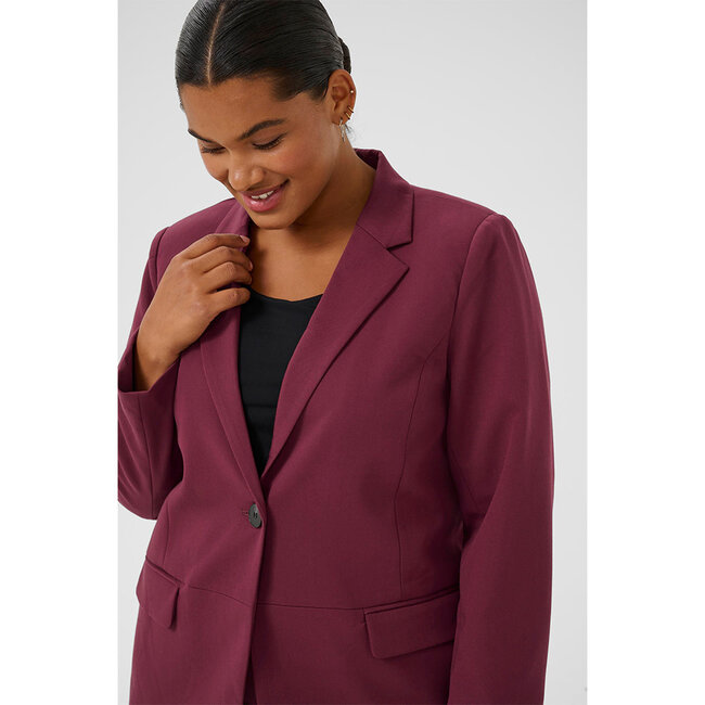 Blazer Kaffe Curve wijn rood 10580933