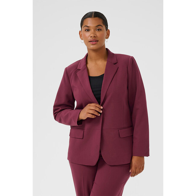 Blazer Kaffe Curve wijn rood 10580933
